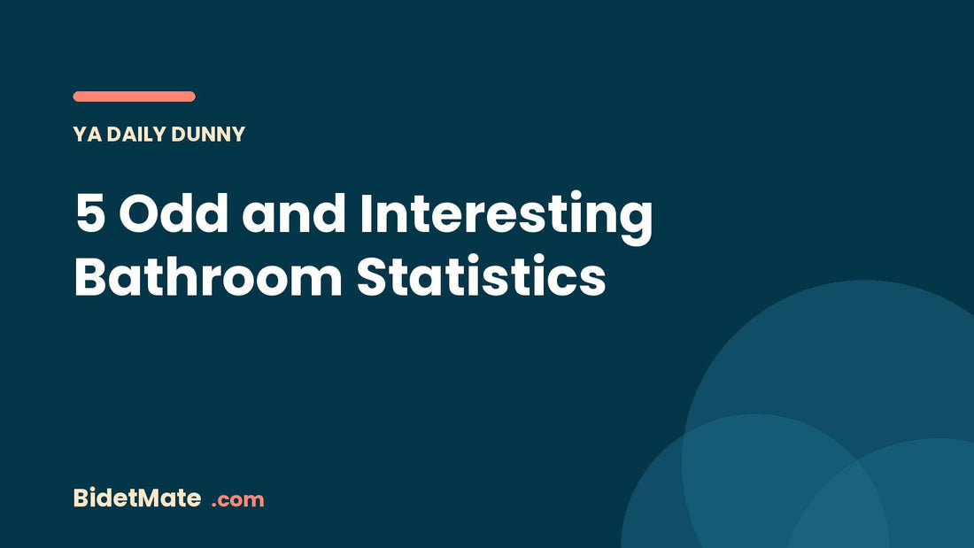 5 Odd and Interesting Bathroom Statistics