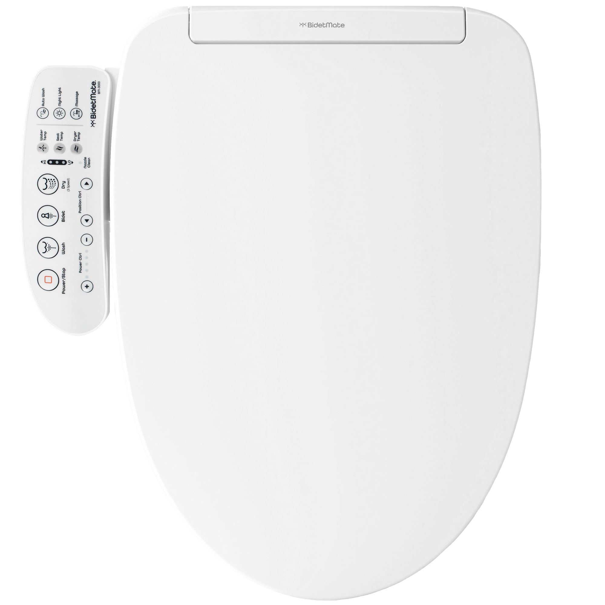 BidetMate 3000 Series electric bidet seat — product photo on a white background (3)