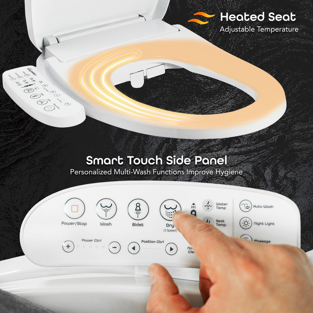 BidetMate 3000 Series electric bidet seat — control panel detail