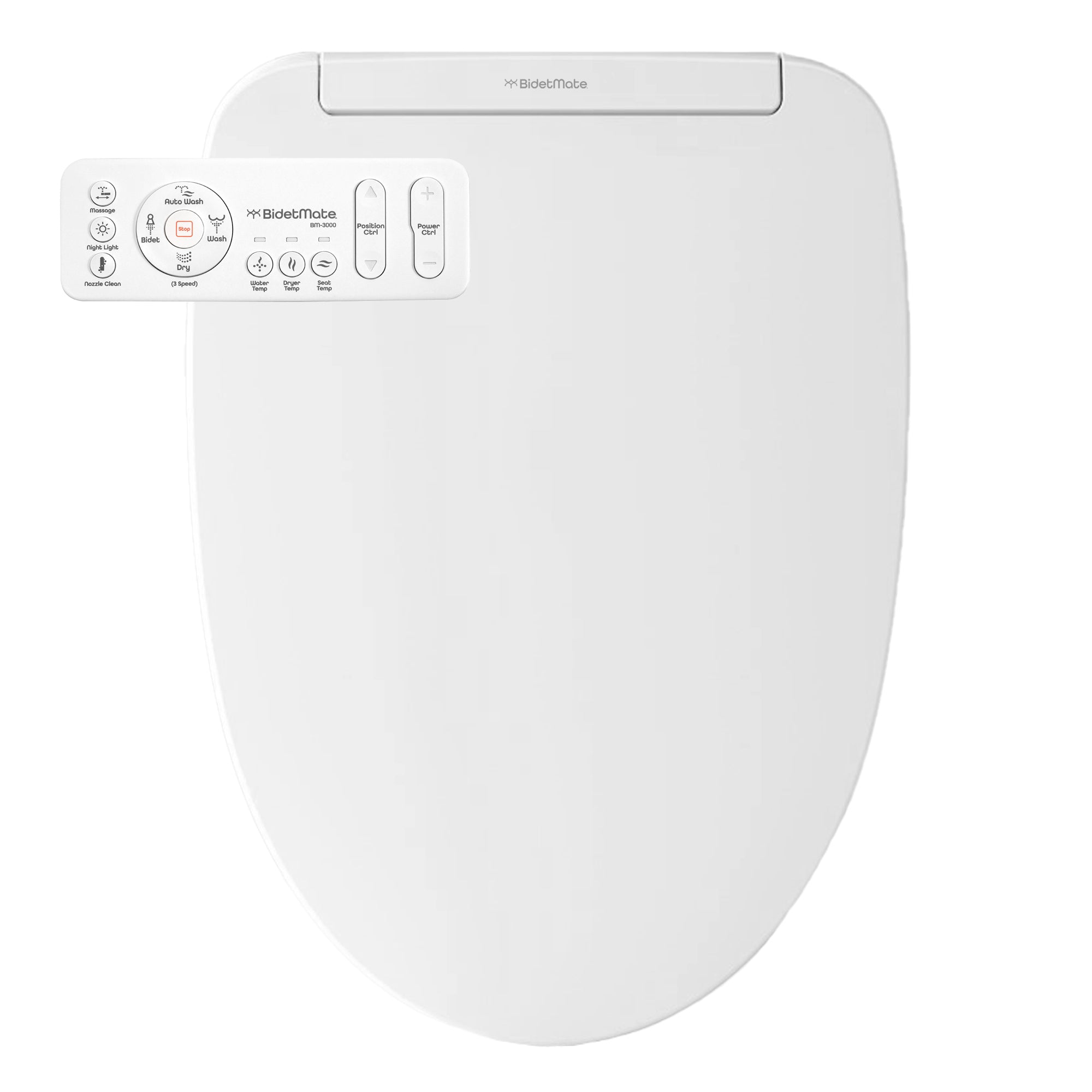 BidetMate 3000 Series electric bidet seat — product photo on a white background (4)