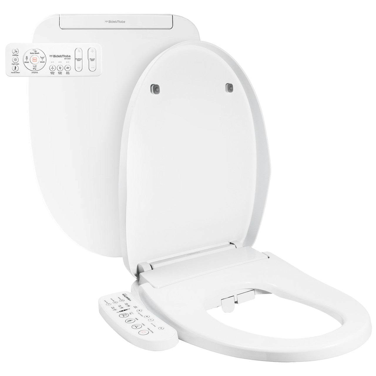 BidetMate 3000 Series electric bidet seat — product photo on a white background